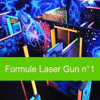 Formule anniversaire Laser Gun pour enfants près de Bastia